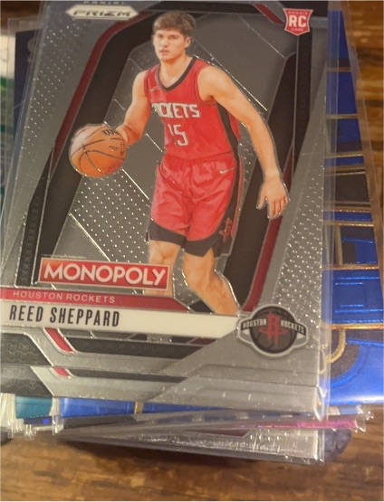 2024-25 Panini Prizm Monopoly #72 Reed Sheppard — front