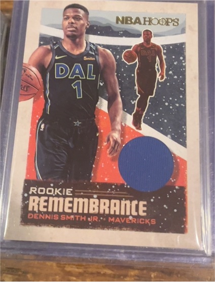 2019-20 Panini NBA Hoops Rookie Remembrance #RR-DSJ Dennis Smith Jr. — front