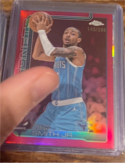 2025-26 Topps Chrome #26 Nick Smith Jr. — front