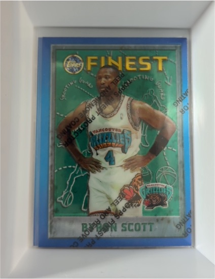 1995-96 Topps Finest #162 Byron Scott — front