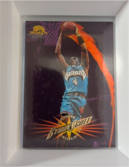1995-96 SkyBox Premium #217 Byron Scott Vancouver Grizzlies — front