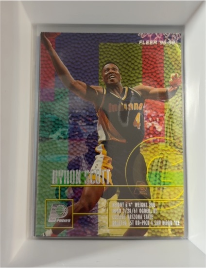 1995-96 Fleer #78 Byron Scott — front