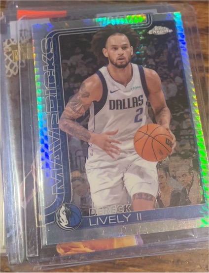 2025-26 Topps Chrome #72 Dereck Lively II — front