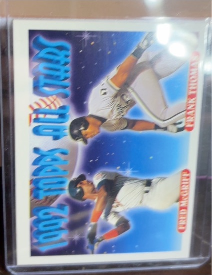 1993 Topps Gold #401 Fred McGriff & Frank Thomas — front
