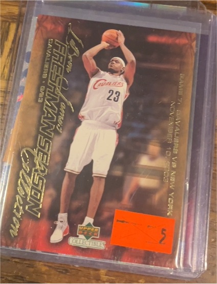 2004 Upper Deck Collectibles Freshman Season #23 LeBron James — front
