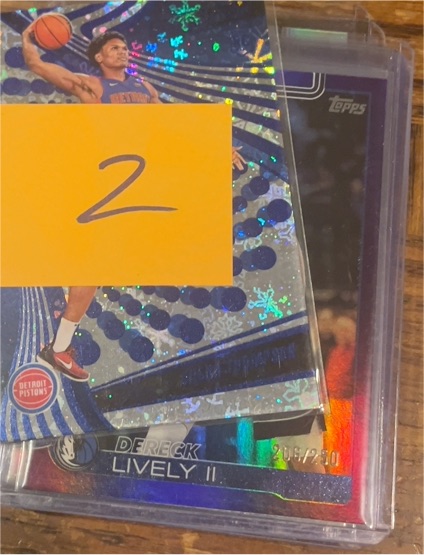 2023 Topps #20 Dereck Lively II — front