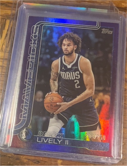 2025-26 Topps #172 Dereck Lively II — front