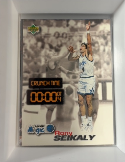 1997 Upper Deck Nestle Crunch Time #CT25 Rony Seikaly Orlando Magic — front