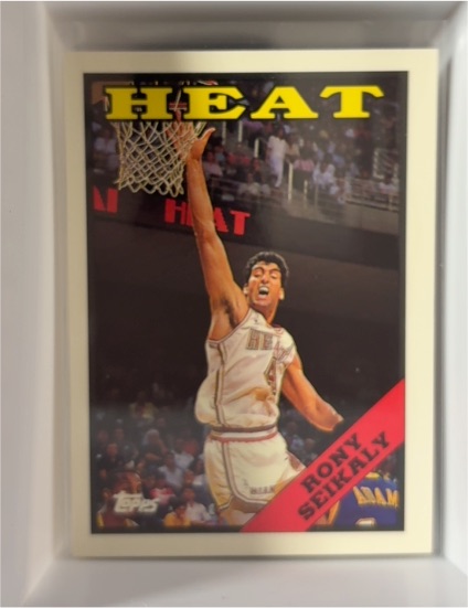 1992-93 Topps Archives #110 Rony Seikaly Miami Heat — front