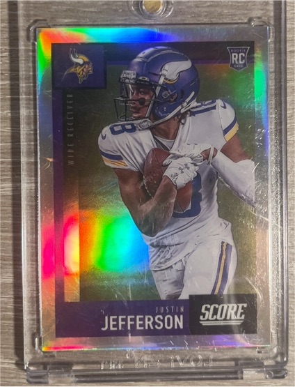 2020 Panini Chronicles Score #449 Justin Jefferson — front