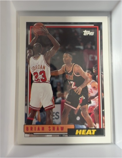 1992-93 Topps #185 Brian Shaw — front