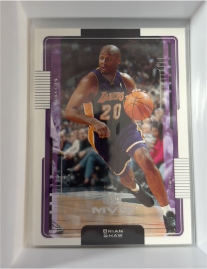 2001-02 Upper Deck MVP #80 Brian Shaw — front