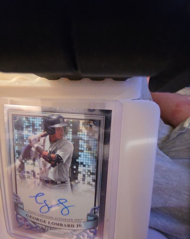 2024 Bowman Sterling #PA-GL George Lombard Jr. — front