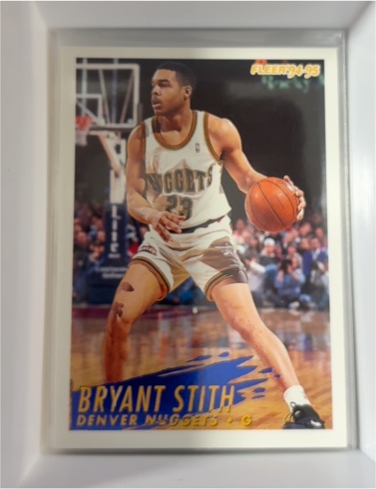 1994-95 Fleer #61 Bryant Stith — front