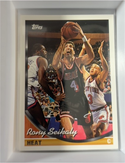 1993-94 Topps #111 Rony Seikaly Miami Heat — front