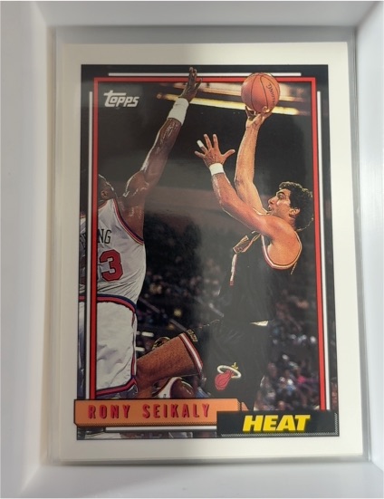 1992 Topps #92 Rony Seikaly — front