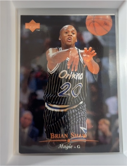 1995-96 Upper Deck #235 Brian Shaw — front