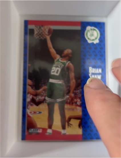 1991-92 Fleer #16 Brian Shaw — front