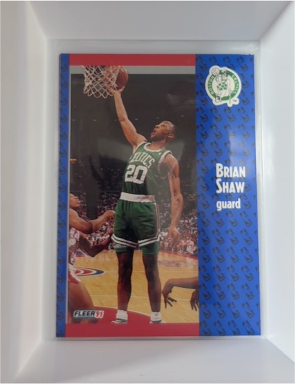 1991-92 Fleer #16 Brian Shaw — front