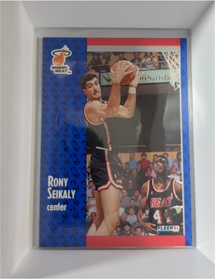 1991-92 Fleer #112 Rony Seikaly — front