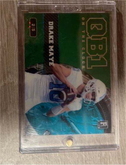 2023 Wild Card QB1 On The Clock #2.5 Drake Maye — front