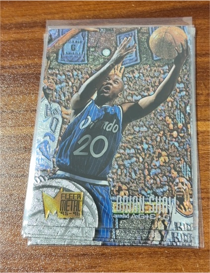 1995-96 Fleer Metal #175 Brian Shaw Orlando Magic — front
