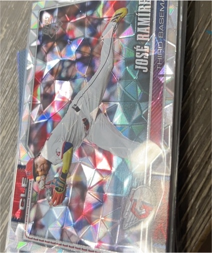 2026 Topps Series 1 #284 Jose Ramirez Diamante Foil — front