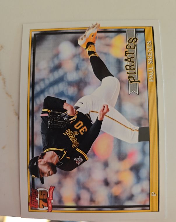 2026 Topps Series 1 1991 Throwback #T91-50 Paul Skenes — front