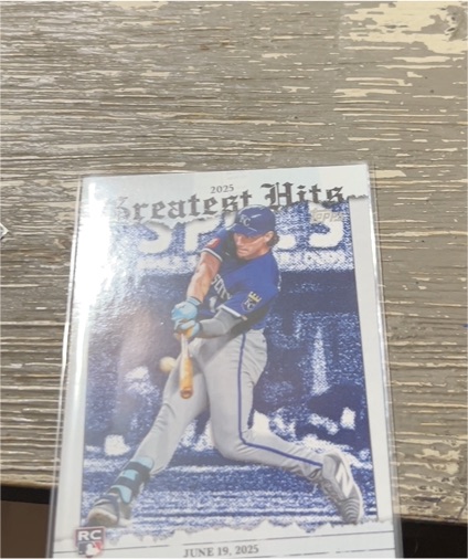 2026 Topps Series 1 #GH-25 Jac Caglianone Greatest Hits RC Kansas City Royals — front