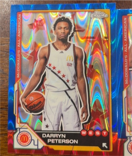 2025 Topps Chrome McDonald's All American #12 Darryn Peterson — front