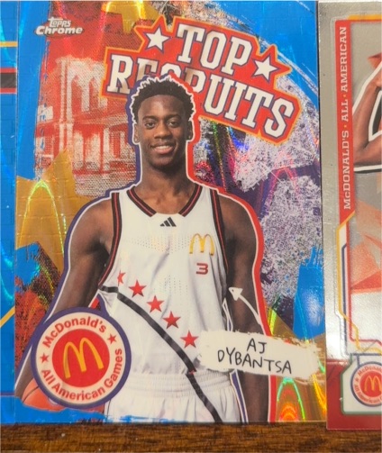 2025 Topps Chrome McDonald's All American #TP-7 AJ Dybantsa — front