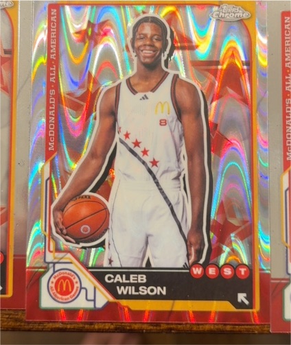 2025 Topps Chrome McDonald's All American #10 Caleb Wilson — front