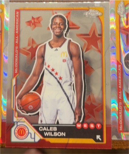 2025 Topps Chrome McDonald's All American #10 Caleb Wilson — front