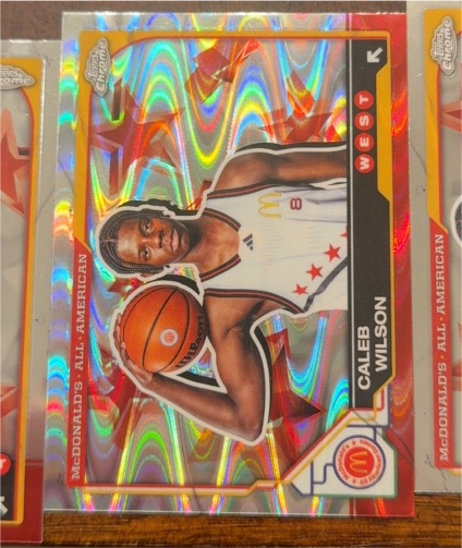2025 Topps Chrome McDonald's All American #48 Caleb Wilson — front