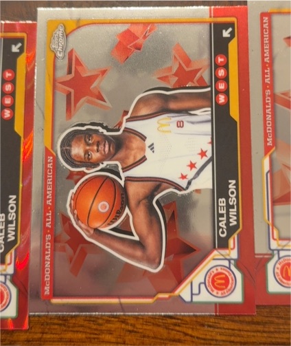 2025 Topps Chrome McDonald's All American #10 Caleb Wilson — front
