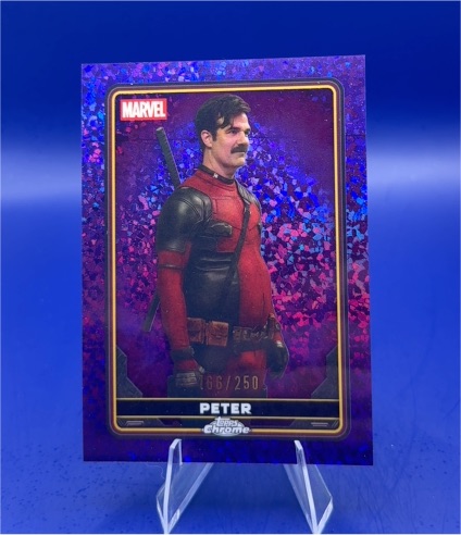 2025 Topps Chrome Deadpool #23 Peter — front