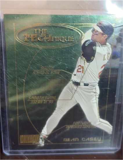 2000 Skybox The Technique #3T Sean Casey — front