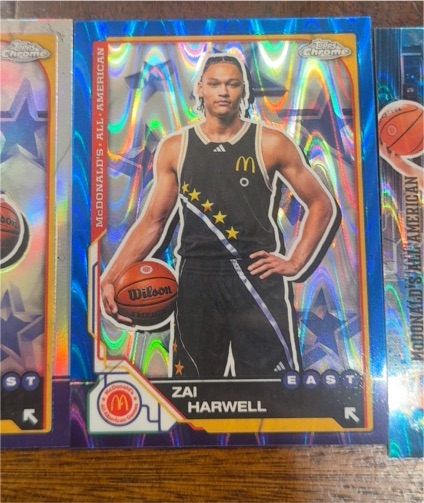 2025 Topps Chrome McDonald's All-American #5 Zai Harwell — front