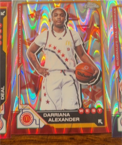 2025 Topps Chrome McDonald's All American #34 Darriana Alexander — front