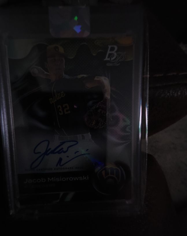 2023 Bowman Platinum - Top Prospects #TOP-69 Jacob Misiorowski — front