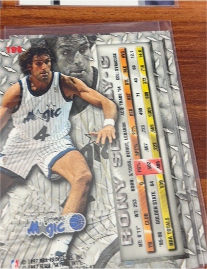 1996-97 Fleer Metal #198 Rony Seikaly Orlando Magic — front