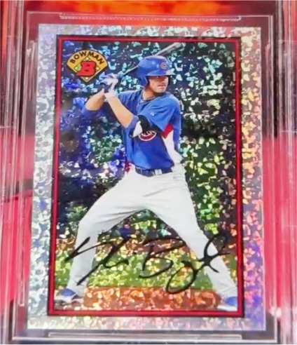 2014 Bowman 1989 is Back Silver Diamond Refractor #89BIB-KB Kris Bryant — front