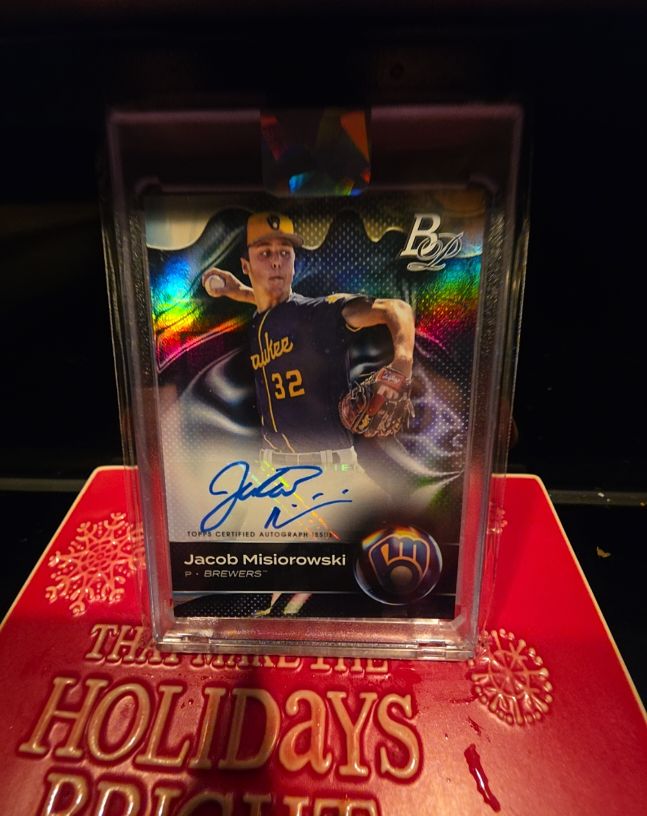2023 Bowman Platinum Top Prospects #TOP-69 Jacob Misiorowski — front