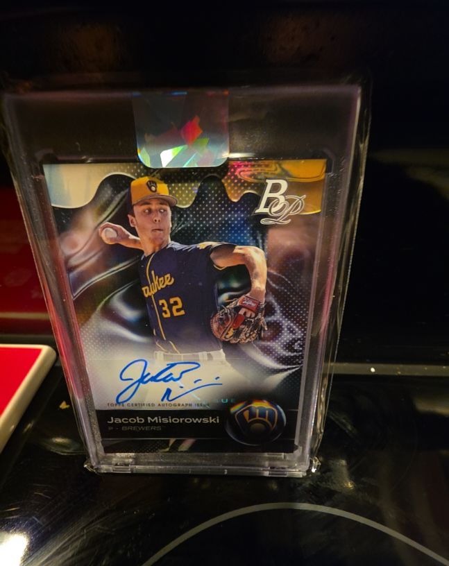 2023 Bowman Platinum - Top Prospects #TOP-69 Jacob Misiorowski — front