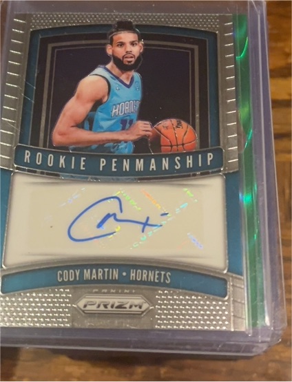 2019-20 Panini Prizm Rookie Penmanship #RP-CMT Cody Martin — front