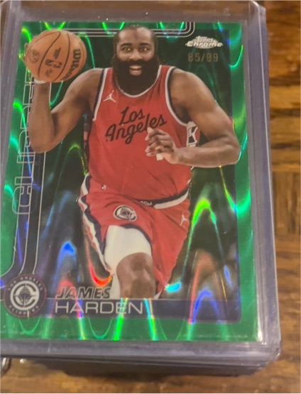 2025 Topps Chrome #54 James Harden — front