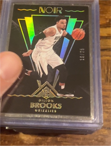 2017-18 Panini Noir Rookies Metal Frame Alternate #246 Dillon Brooks — front