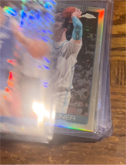 2025 Topps Chrome Charlotte Hornets Basketball Card — front