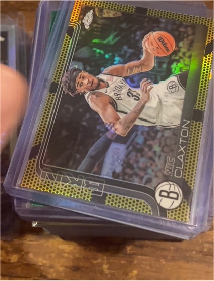 2025 Topps Chrome #27 Nic Claxton — front