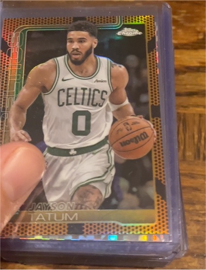 2025-26 Topps Chrome #49 Jayson Tatum — front